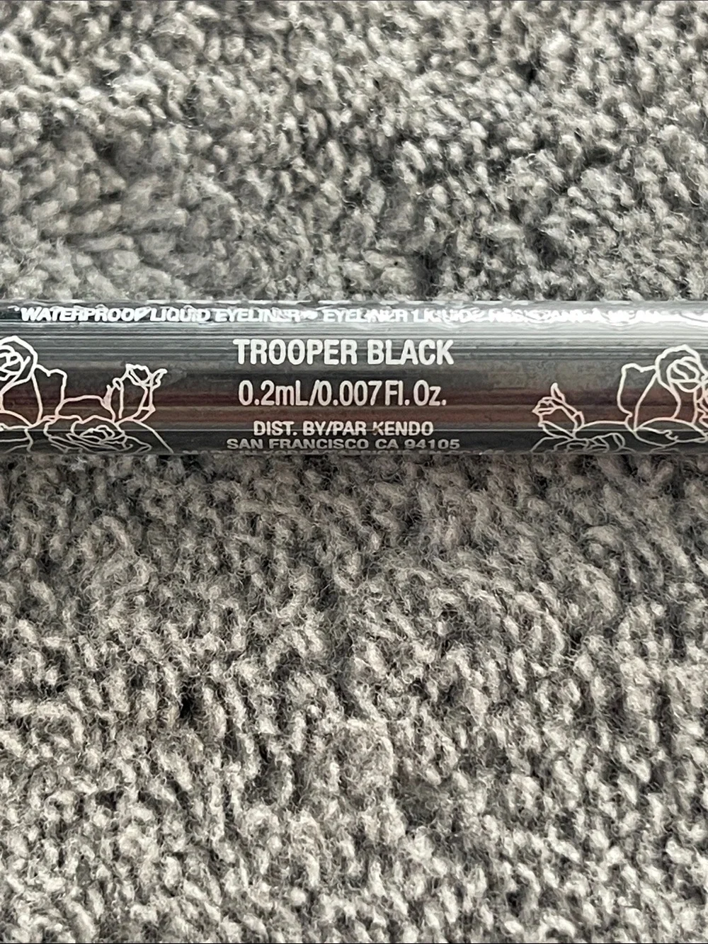 Tattoo Liner Waterproof Liquid Eyeliner - color TROOPER BLACK